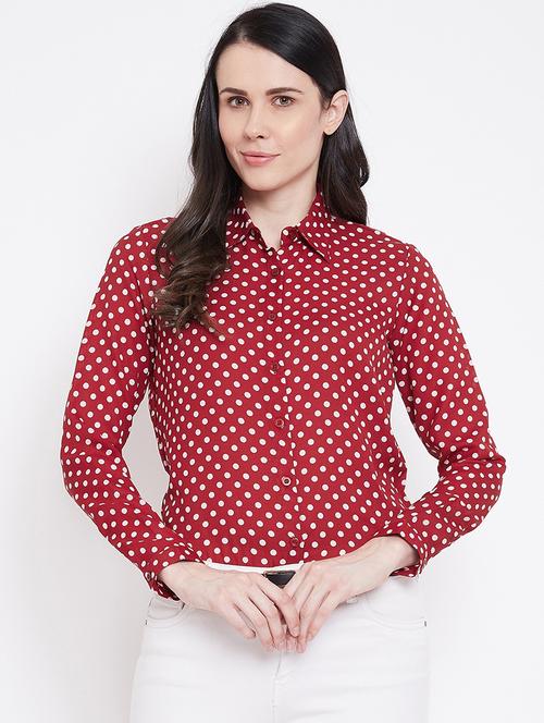 long sleeved polka dot shirt - 17457962 - Standard Image - 1