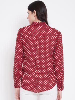 long sleeved polka dot shirt - 17457962 - Standard Image - 3
