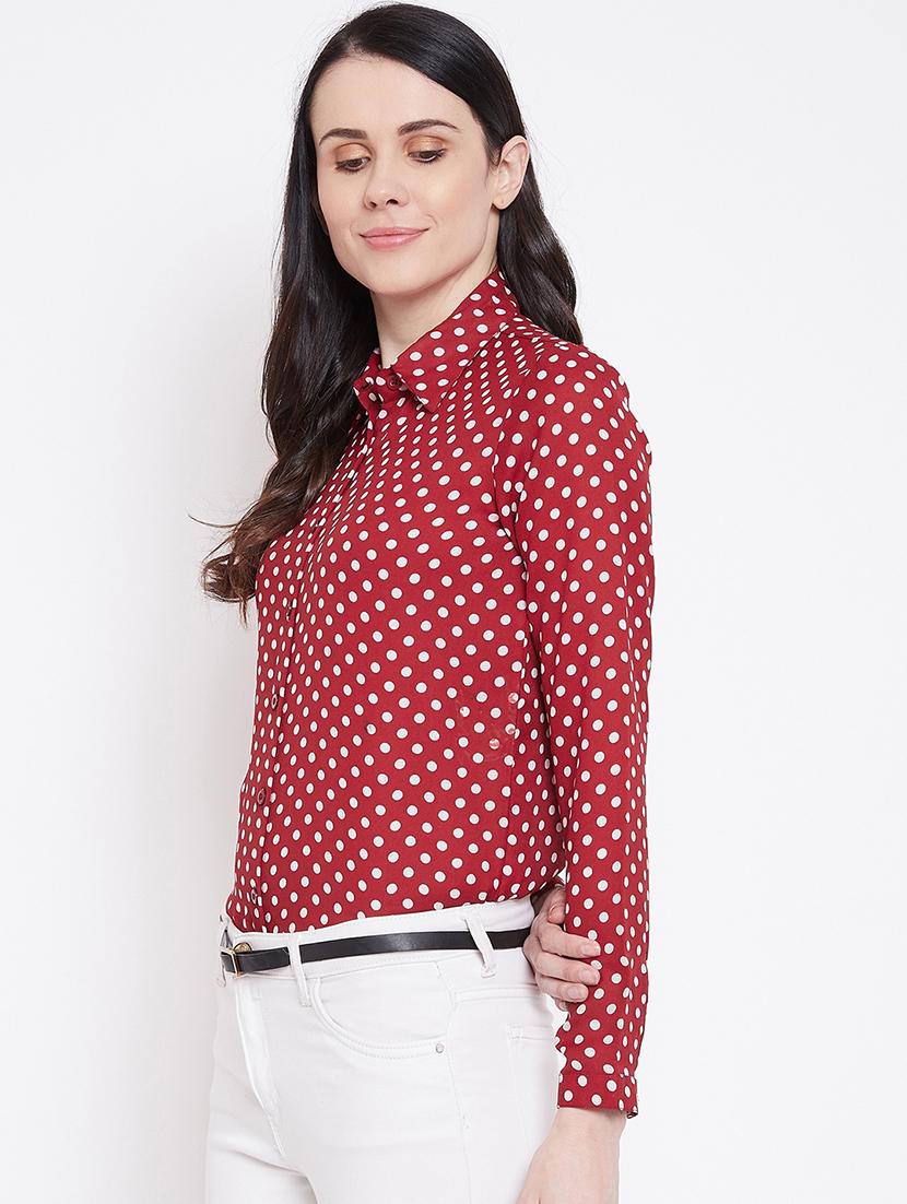 long sleeved polka dot shirt - 17457962 - Zoom Image - 2
