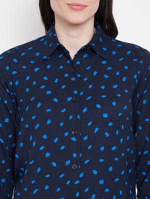 long sleeved printed shirt - 17457963 - Standard Image - 5
