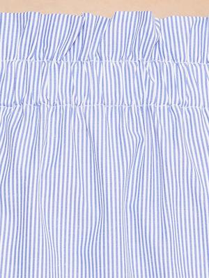 off shoulder striped top - 17457966 - Standard Image - 5