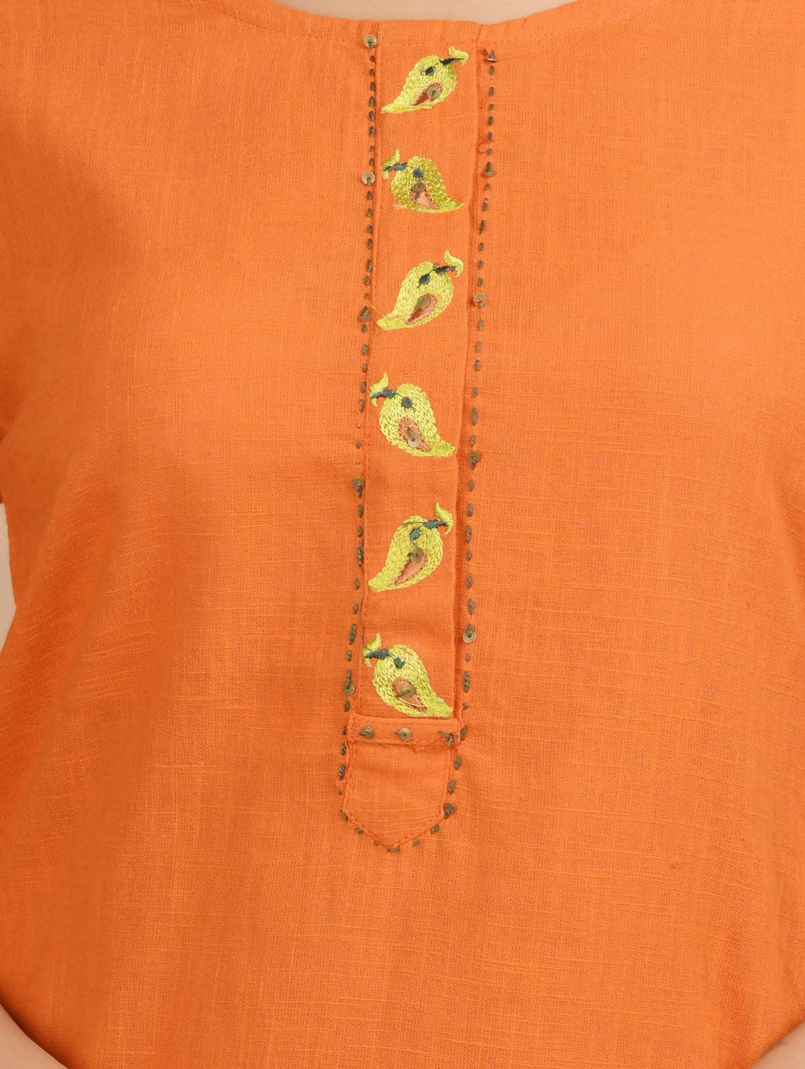 solid kurta sharara set - 17458525 - Zoom Image - 3