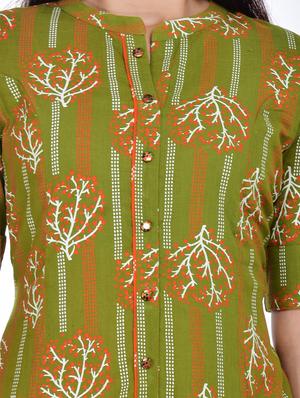 printed straight kurta - 17458531 - Standard Image - 3