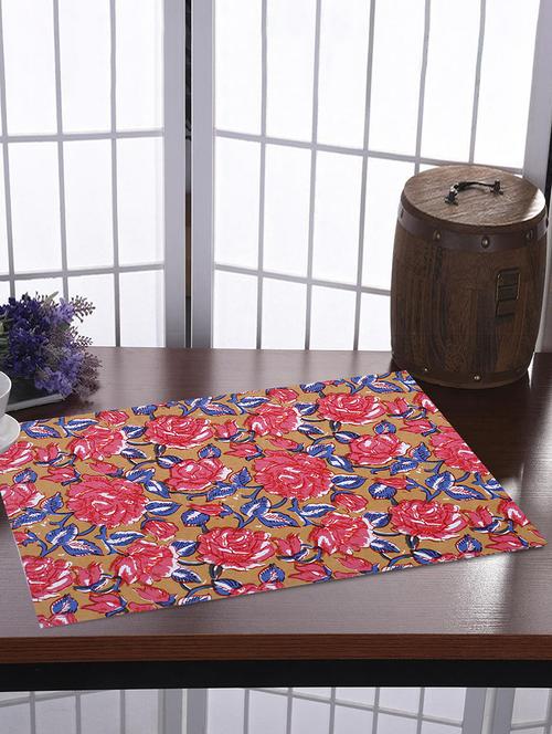 cotton dining table place mats (set of 6) - 17458560 - Standard Image - 1