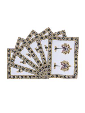 cotton dining table place mats (set of 6) - 17458563 - Standard Image - 2