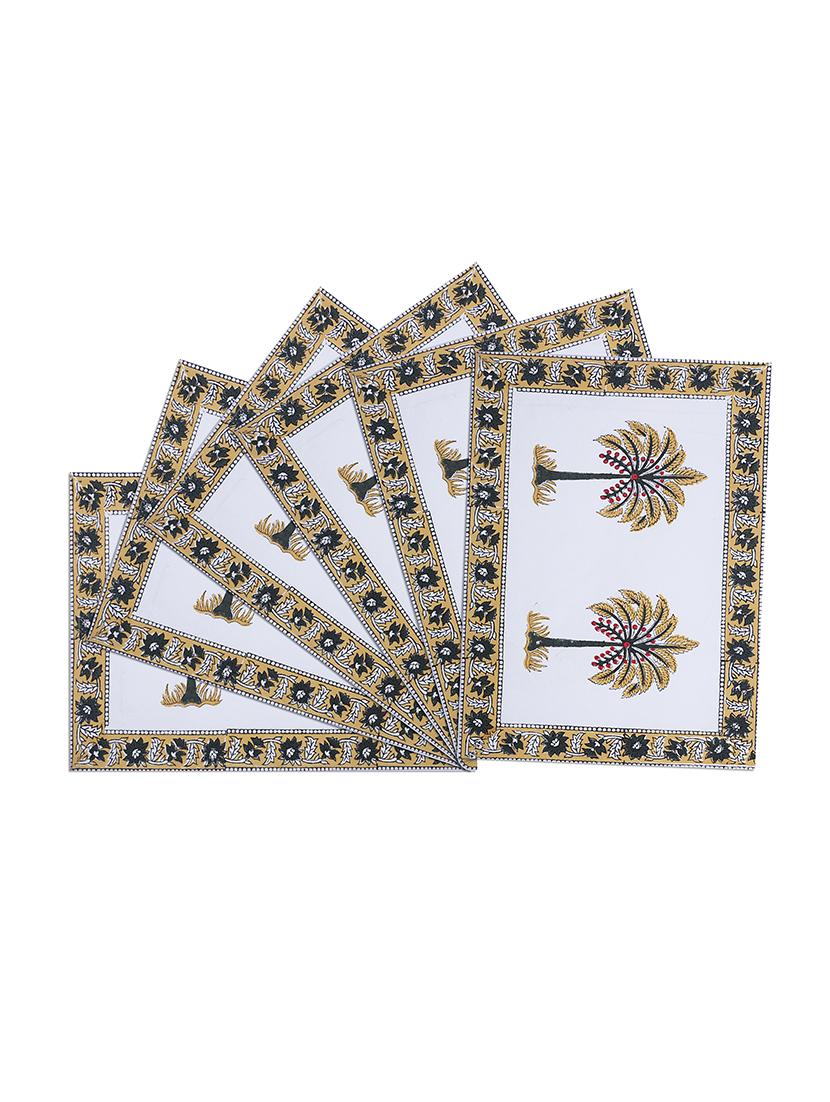 cotton dining table place mats (set of 6) - 17458563 - Zoom Image - 2