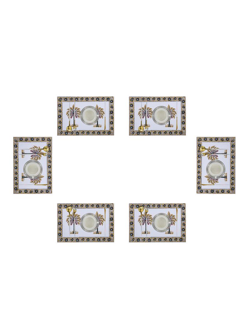 cotton dining table place mats (set of 6) - 17458563 - Zoom Image - 3