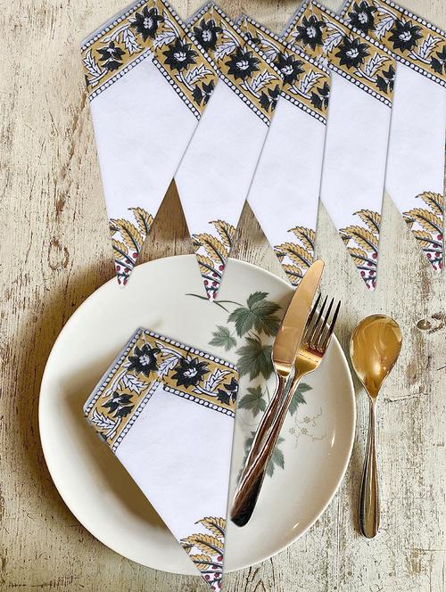 cotton multipurpose kitchen napkin (pack of 6) - 17458699 - Standard Image - 1