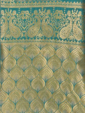 self design woven saree with blouse - 17458918 - Standard Image - 5