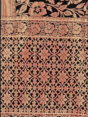 self design woven saree with blouse - 17458926 - Standard Image - 5