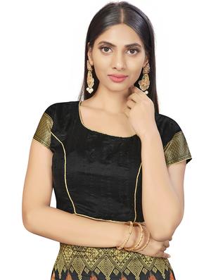 self design woven saree with blouse - 17458933 - Standard Image - 4