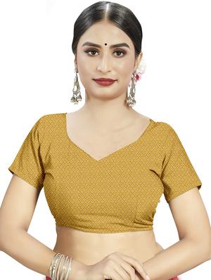floral printed saree with blouse - 17458951 - Standard Image - 3