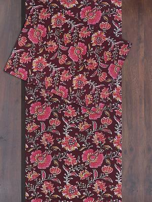 cotton jaipuri printed 6 table mat & 1 runner (set of 7 pcs) - 17458975 - Standard Image - 2