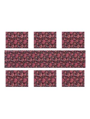 cotton jaipuri printed 6 table mat & 1 runner (set of 7 pcs) - 17458975 - Standard Image - 3
