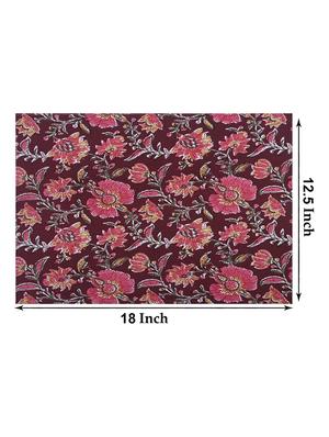 cotton jaipuri printed 6 table mat & 1 runner (set of 7 pcs) - 17458975 - Standard Image - 5