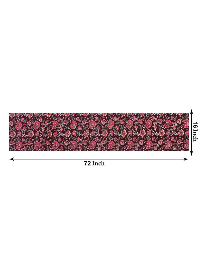 cotton jaipuri printed 6 table mat & 1 runner (set of 7 pcs) - 17458975 - Zoom Image - 4