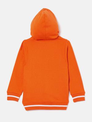 orange fleece sweatshirt - 17458989 - Standard Image - 2