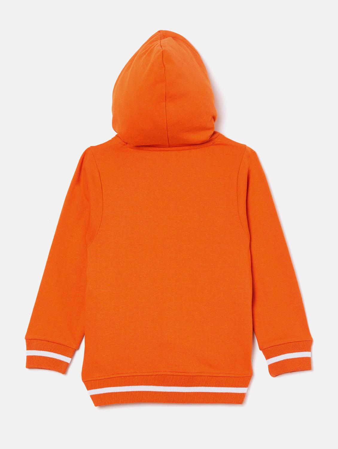 orange fleece sweatshirt - 17458989 - Zoom Image - 2