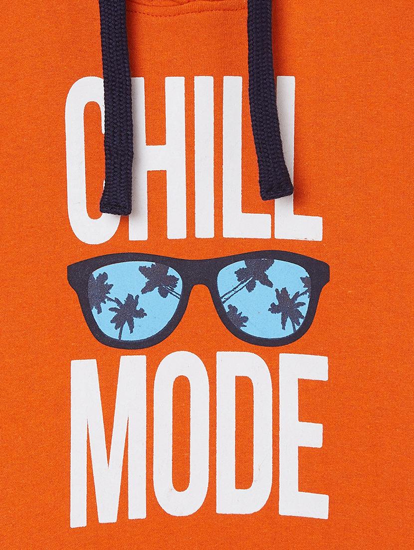 orange fleece sweatshirt - 17458989 - Zoom Image - 3