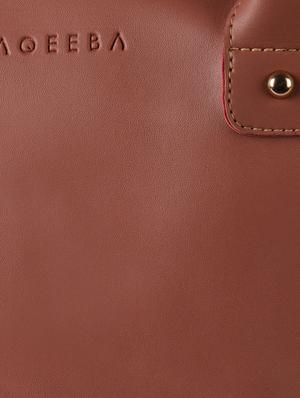 pink leatherette (pu) regular sling bag - 17459020 - Standard Image - 4
