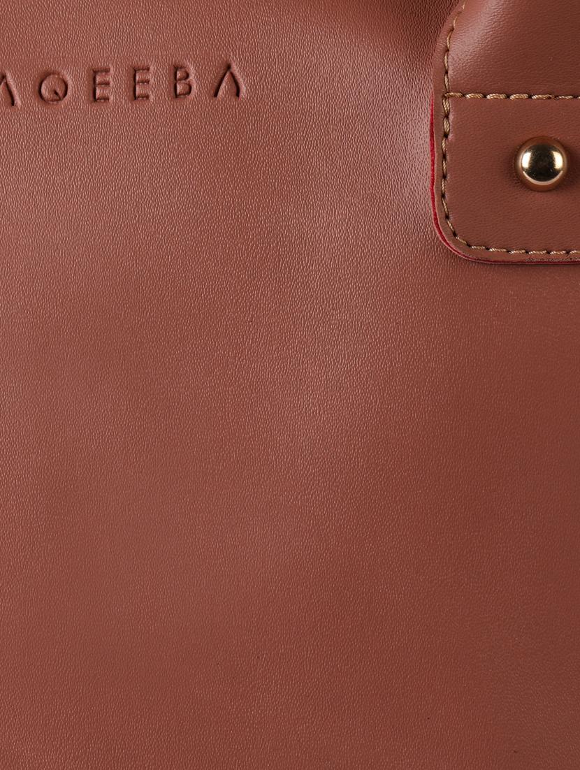 pink leatherette (pu) regular sling bag - 17459020 - Zoom Image - 4