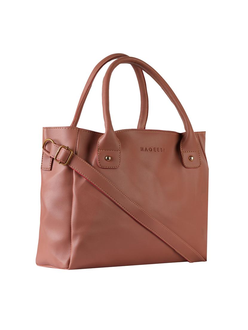 pink leatherette (pu) regular sling bag - 17459020 - Zoom Image - 5