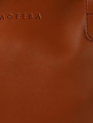 tan leatherette (pu) regular sling bag - 17459022 - Standard Image - 4