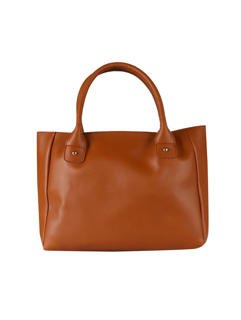 tan leatherette (pu) regular sling bag - 17459022 - Zoom Image - 2