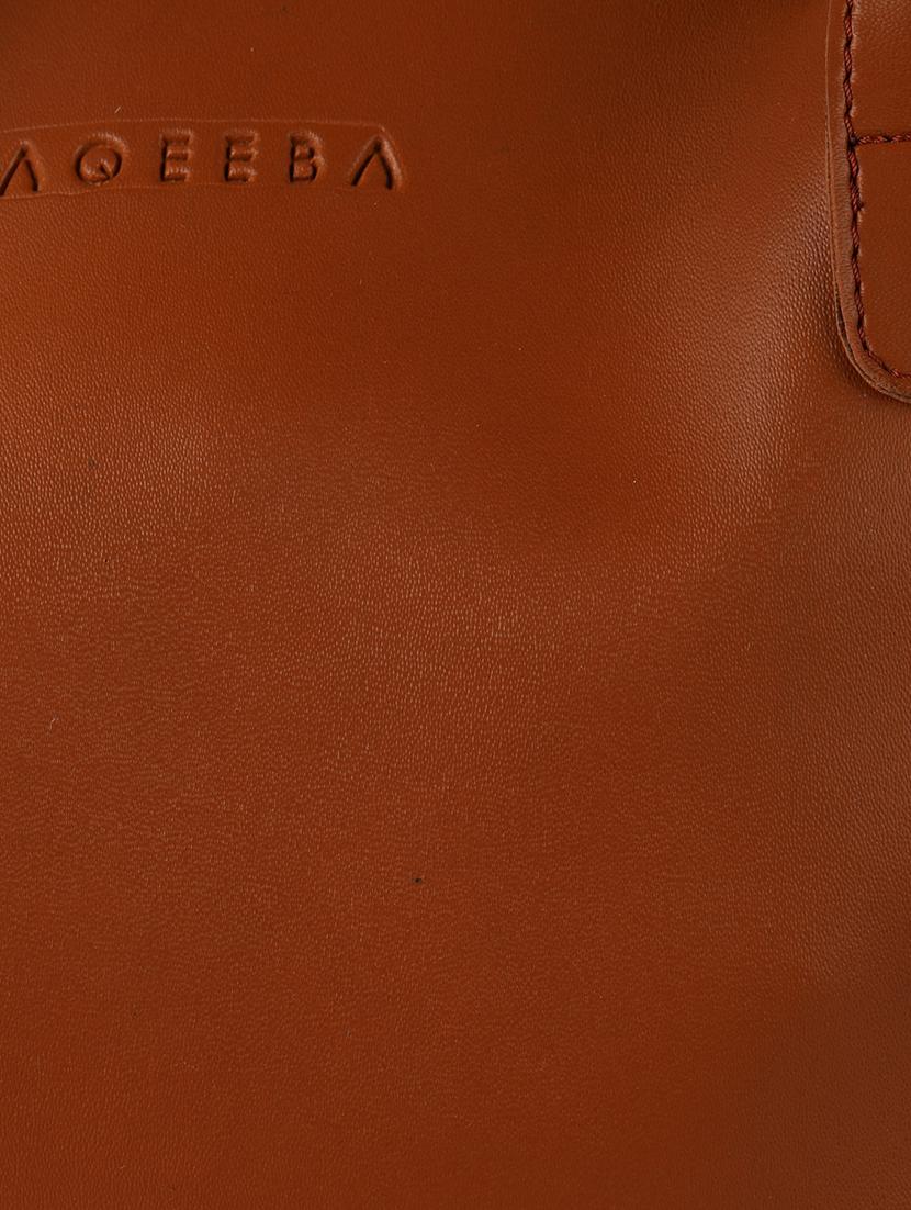 tan leatherette (pu) regular sling bag - 17459022 - Zoom Image - 4