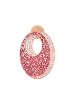red brass studs earring - 17459067 - Standard Image - 3