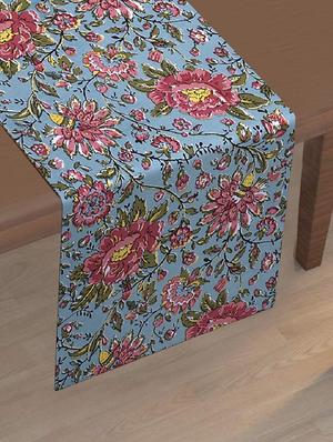 cotton printed table runner - 17459127 - Standard Image - 2