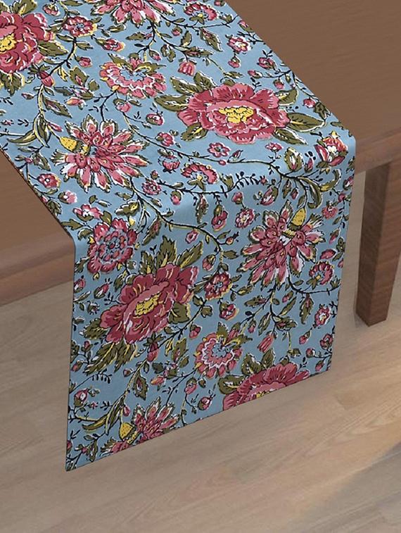cotton printed table runner - 17459127 - Zoom Image - 2