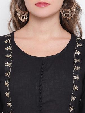 solid straight kurta - 17459416 - Standard Image - 5