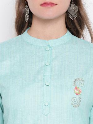 printed straight kurta - 17459427 - Standard Image - 5