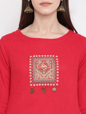 solid straight kurta - 17459501 - Standard Image - 4