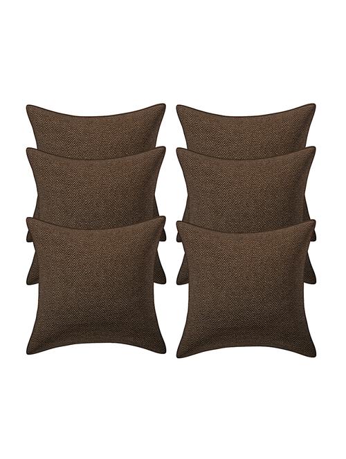 jacquard assorted cushion cover (pack of 6) - 17459600 - Standard Image - 1