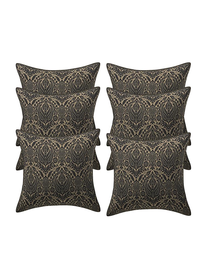 jacquard assorted cushion cover (pack of 6) - 17459602 - Zoom Image - 1