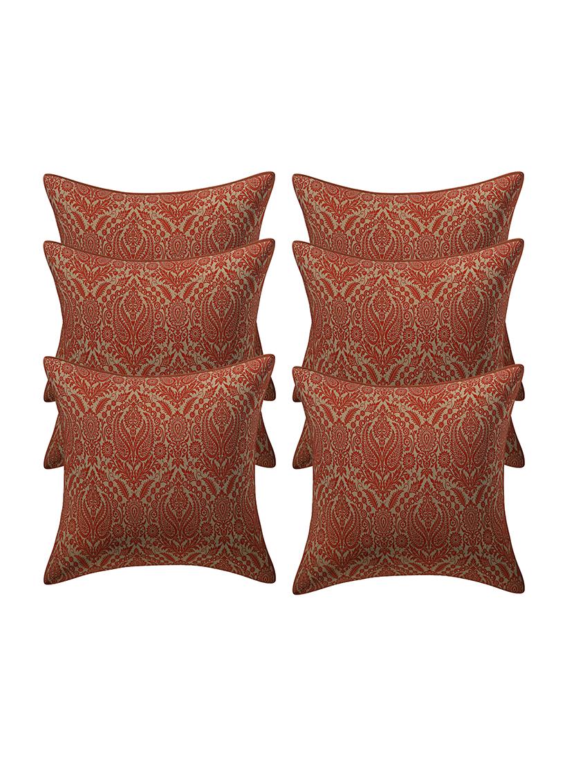 jacquard assorted cushion cover (pack of 6) - 17459605 - Zoom Image - 1