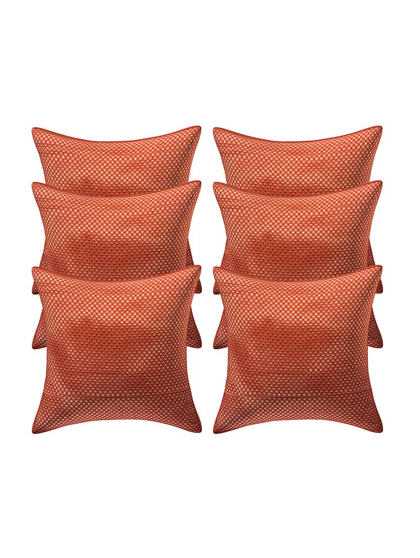 rayon assorted cushion cover (pack of 6) - 17459608 - Zoom Image - 1