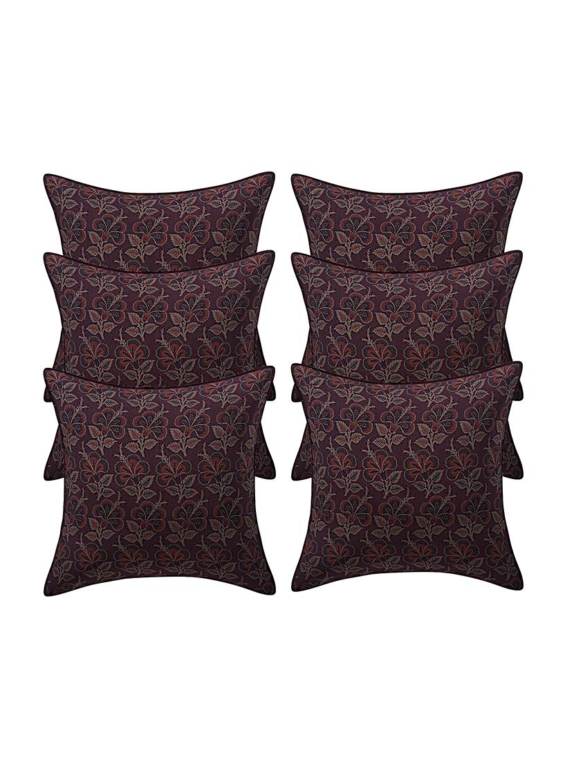rayon assorted cushion cover (pack of 6) - 17459610 - Zoom Image - 1