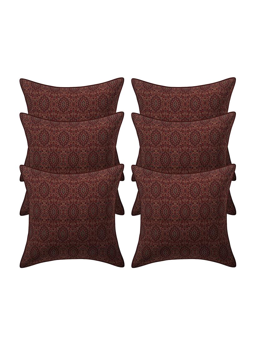 rayon assorted cushion cover (pack of 6) - 17459612 - Zoom Image - 1