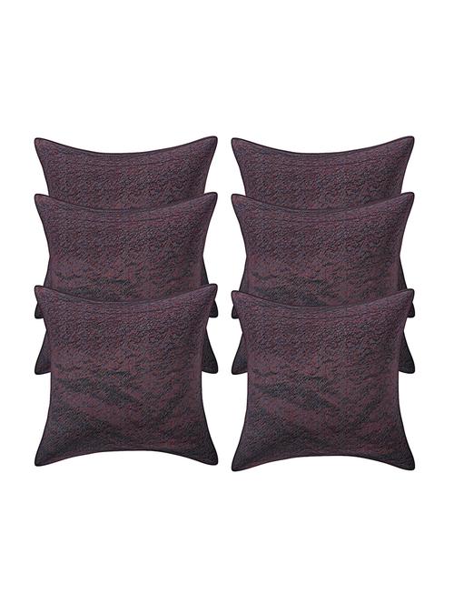 rayon assorted cushion cover (pack of 6) - 17459617 - Standard Image - 1