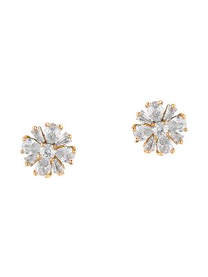 gold metal studs earring - 17459780 - Standard Image - 2