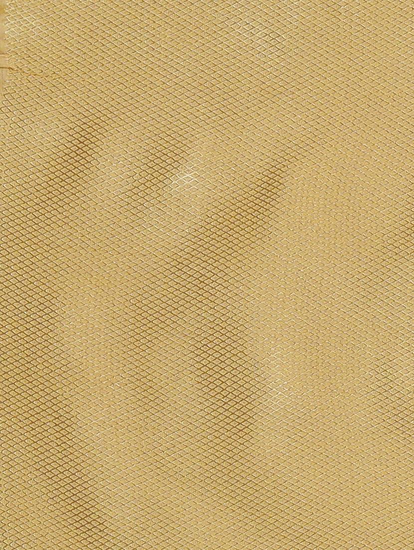 solid woven saree with blouse - 17459968 - Zoom Image - 5