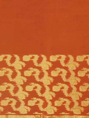 solid woven saree with blouse - 17459982 - Standard Image - 6