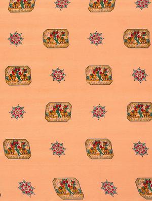 conversational printed saree with blouse - 17459987 - Standard Image - 5