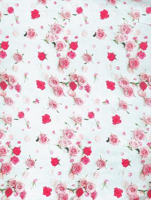 floral printed saree with blouse - 17459998 - Standard Image - 4