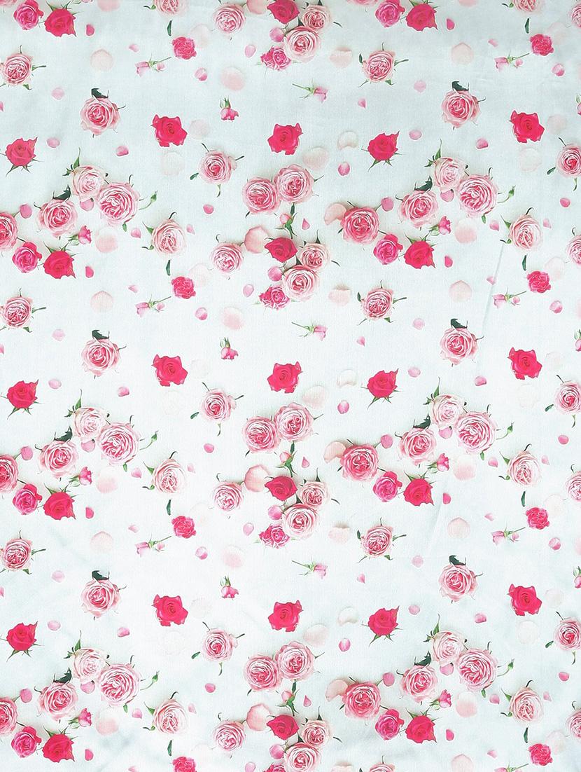 floral printed saree with blouse - 17459998 - Zoom Image - 5