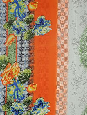 floral printed saree with blouse - 17460008 - Standard Image - 5