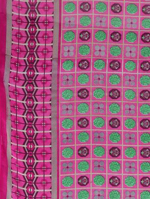 floral printed saree with blouse - 17460012 - Standard Image - 4